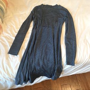 Prana blue and teal dress